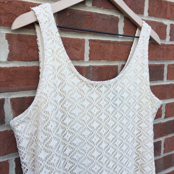 Lennie for Nina Leonard Lace Maxi Dress Womens XL Ivory - Picture 2 of 13